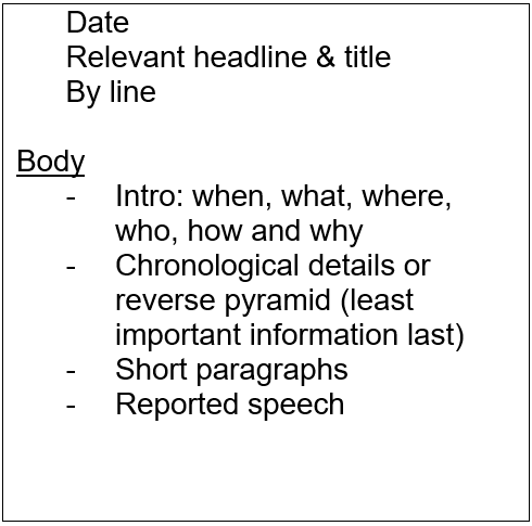 picture of news report